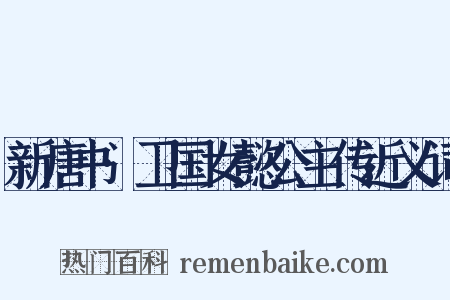 新唐书·卫国女懿公主传近义词是什么意思的图片